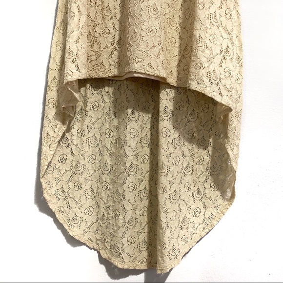 Embroidered high-low boho lace dress - Picture 5 of 5